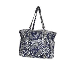Vera Bradley Get carried Away Twirly Bird Navy travel bag L